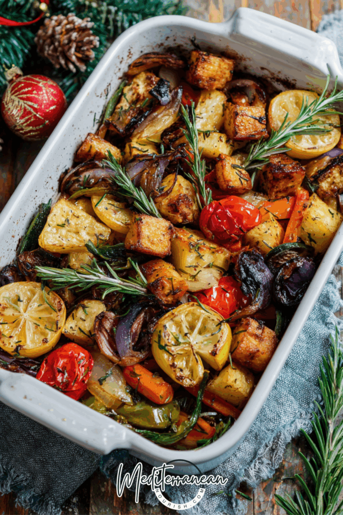 Lemon-Oregano Roasted Vegetable Medley