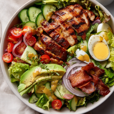 Chicken Cobb Salad High-protein easy dinner