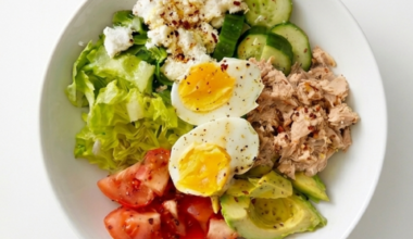 High-Protein Tuna and Egg Salad Bowl