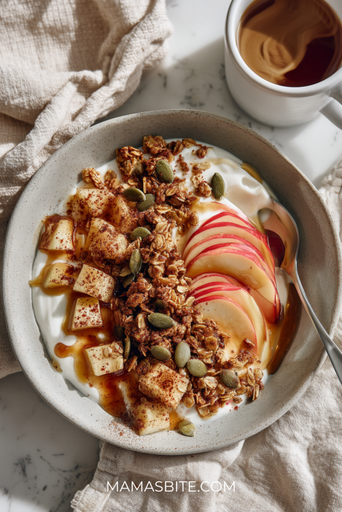 Apple Cinnamon Yogurt Bowl