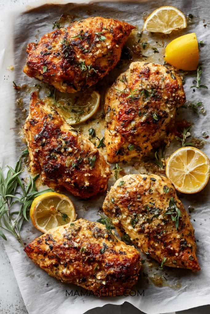 Baked Lemon Herb Chicken Breast