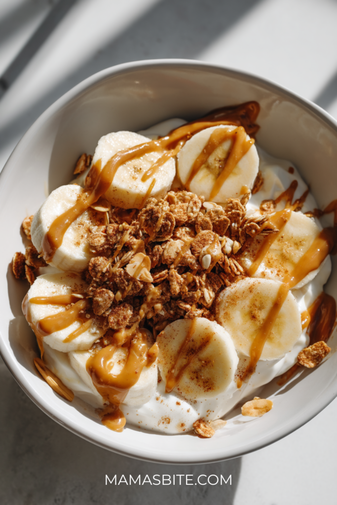 Banana Peanut Butter Yogurt Bowl