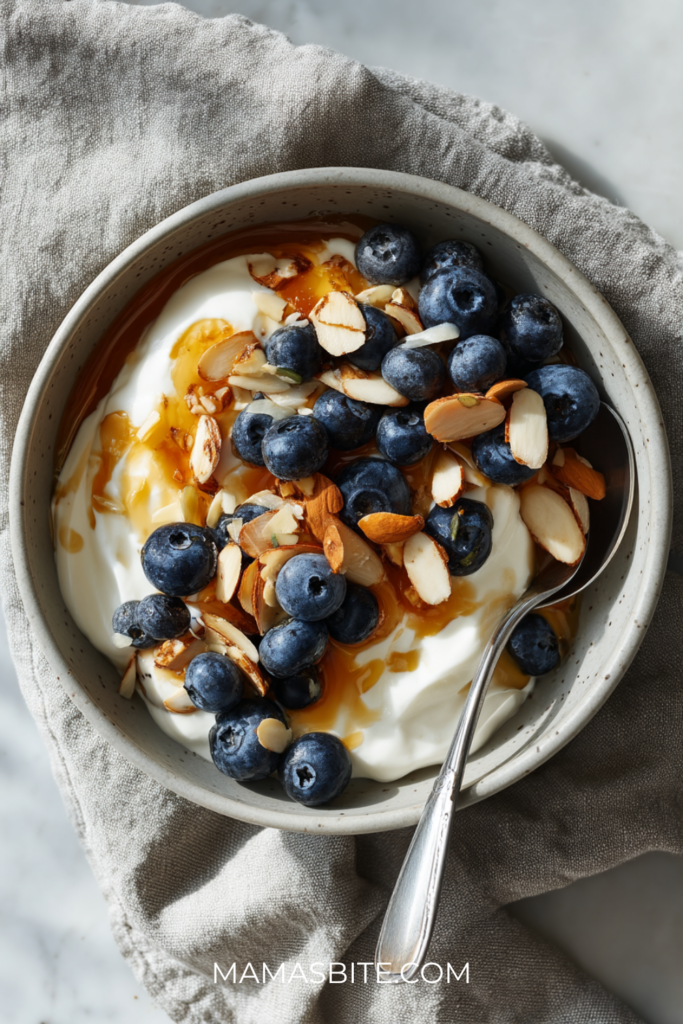 Blueberry Almond Yogurt Bowl