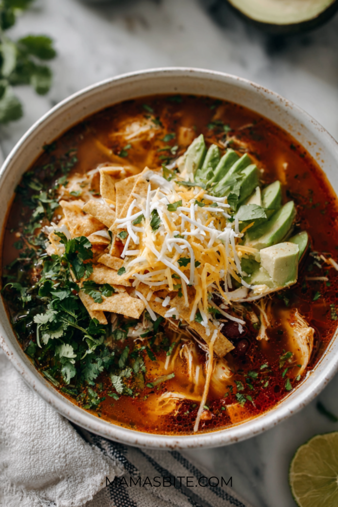 Crockpot Chicken Taco Soup