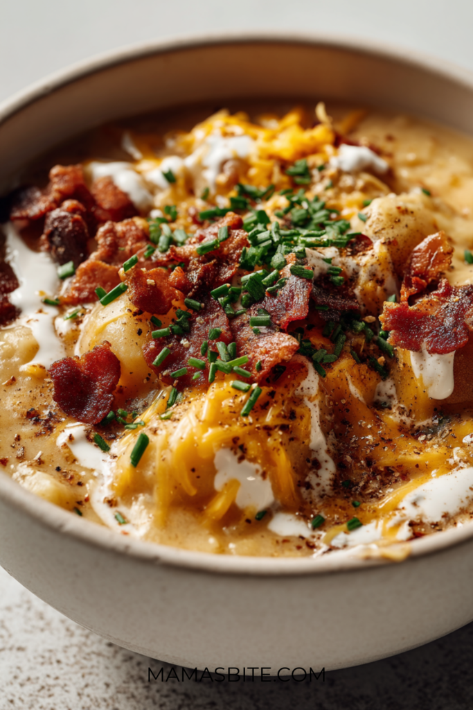 Crockpot Loaded Potato Soup