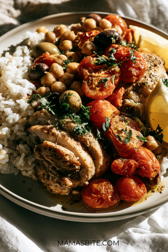 Crockpot Mediterranean Chicken