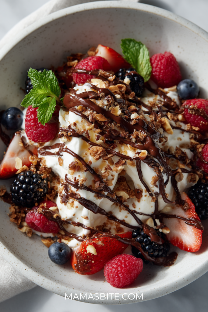 Dessert-Style Sundae Yogurt Bowl