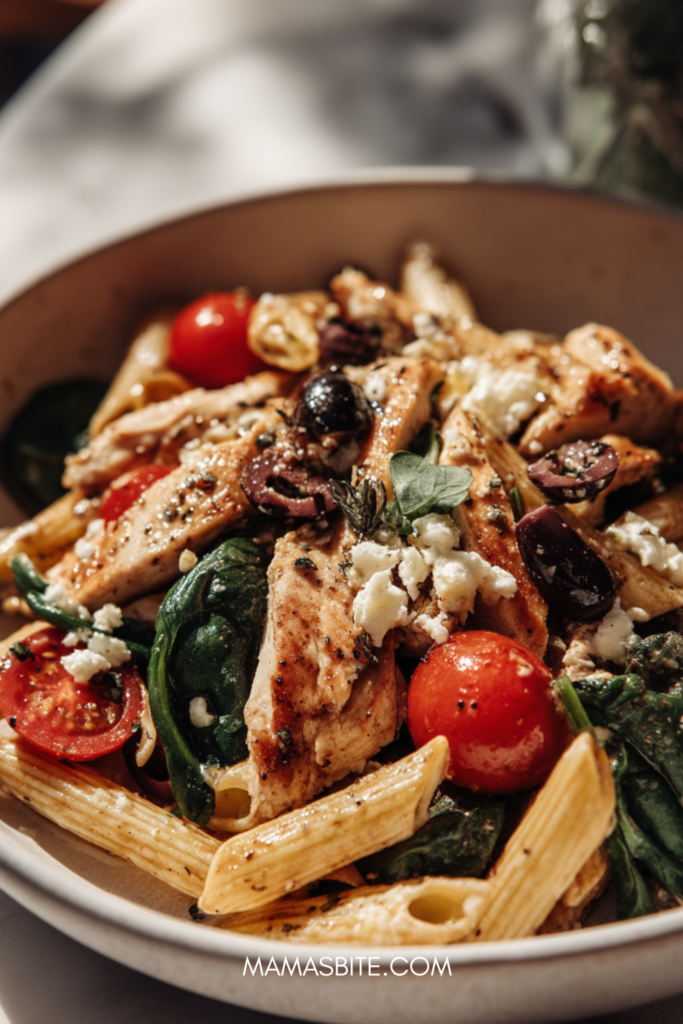 Greek Chicken Pasta