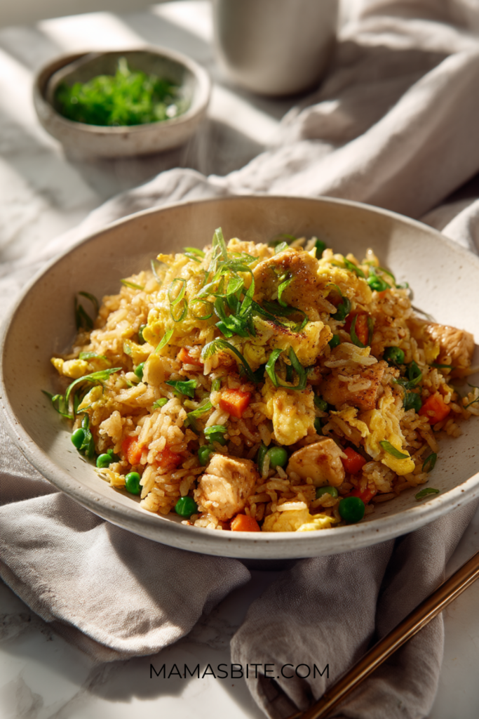 One-Pan Chicken Fried Rice