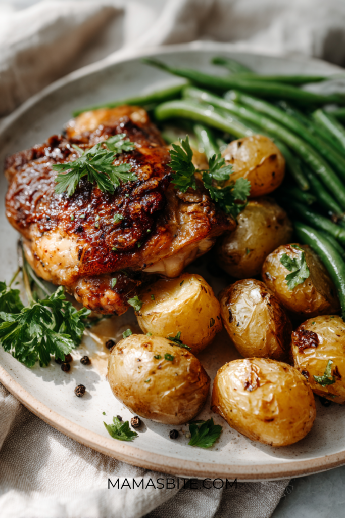 Sheet Pan Chicken and Green Beans