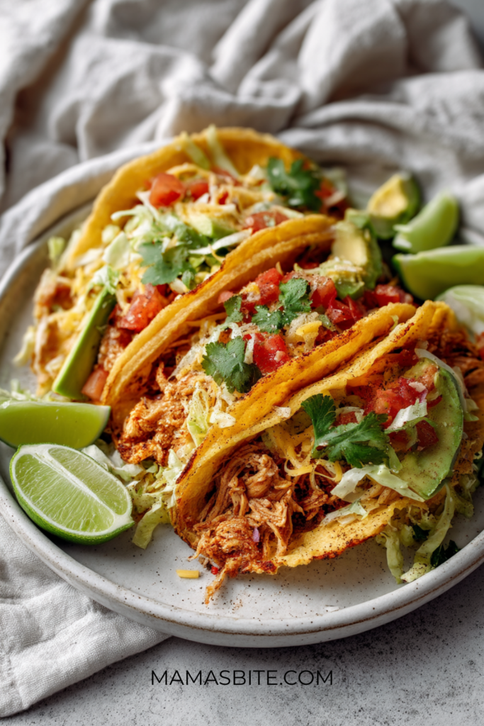 Shredded Chicken Tacos