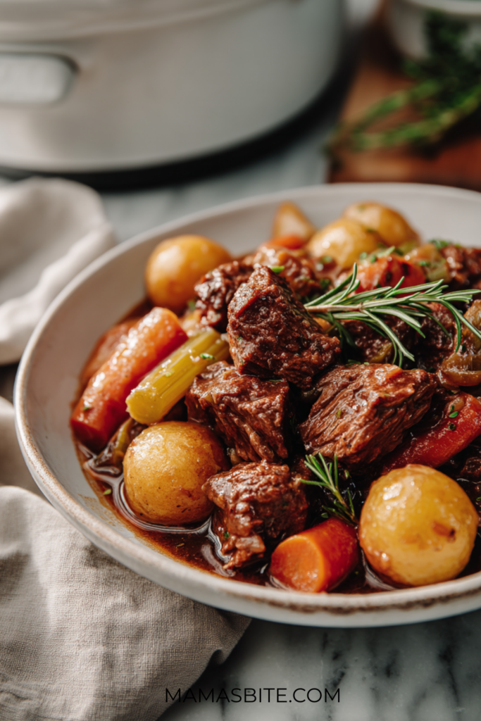 Slow Cooker Beef Vegetable Stew
