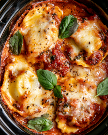 Crockpot Ravioli Lasagna　- quick crockpot recipes