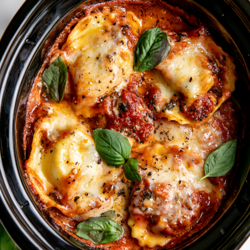Crockpot Ravioli Lasagna　- quick crockpot recipes