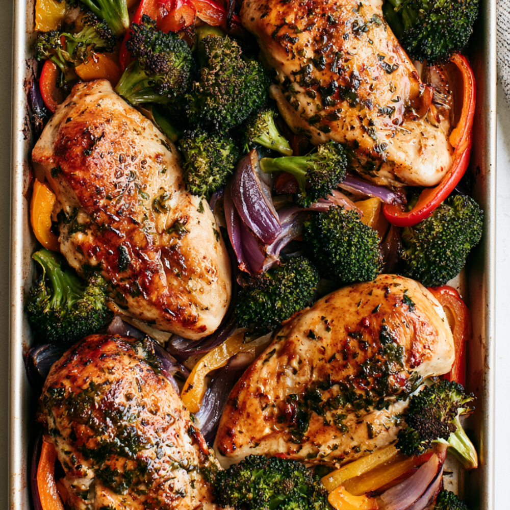 Sheet Pan Chicken and Veggies