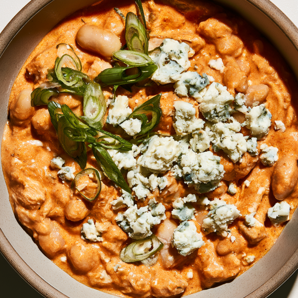 Crockpot Buffalo Chicken Chili