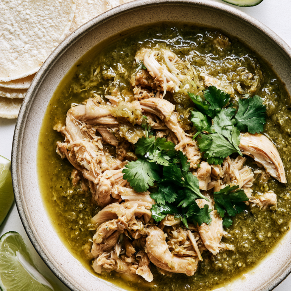 Crockpot Salsa Verde Chicken