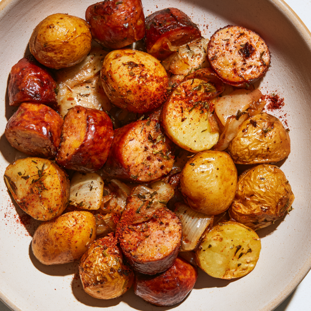 Crockpot Potatoes and Sausage