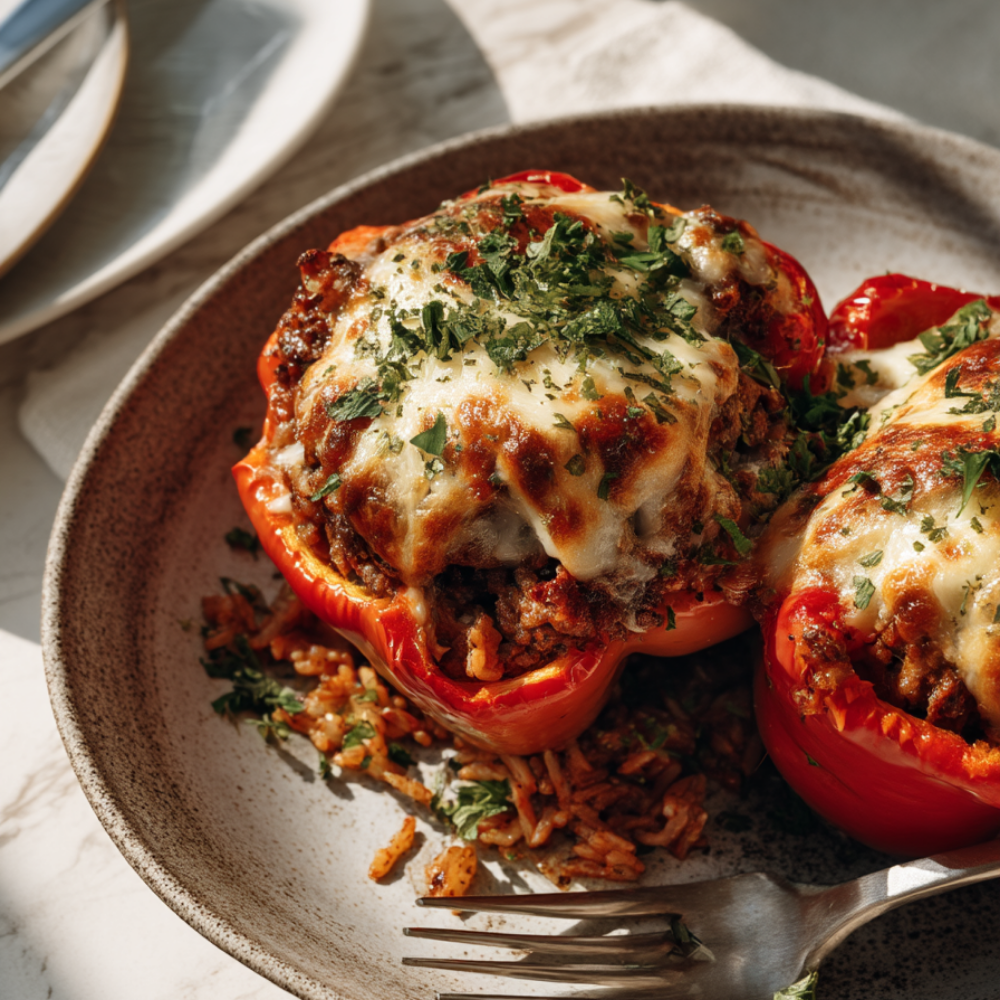 Baked Stuffed Bell Peppers 