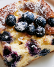 Blueberry Cottage Cheese Breakfast Bake
