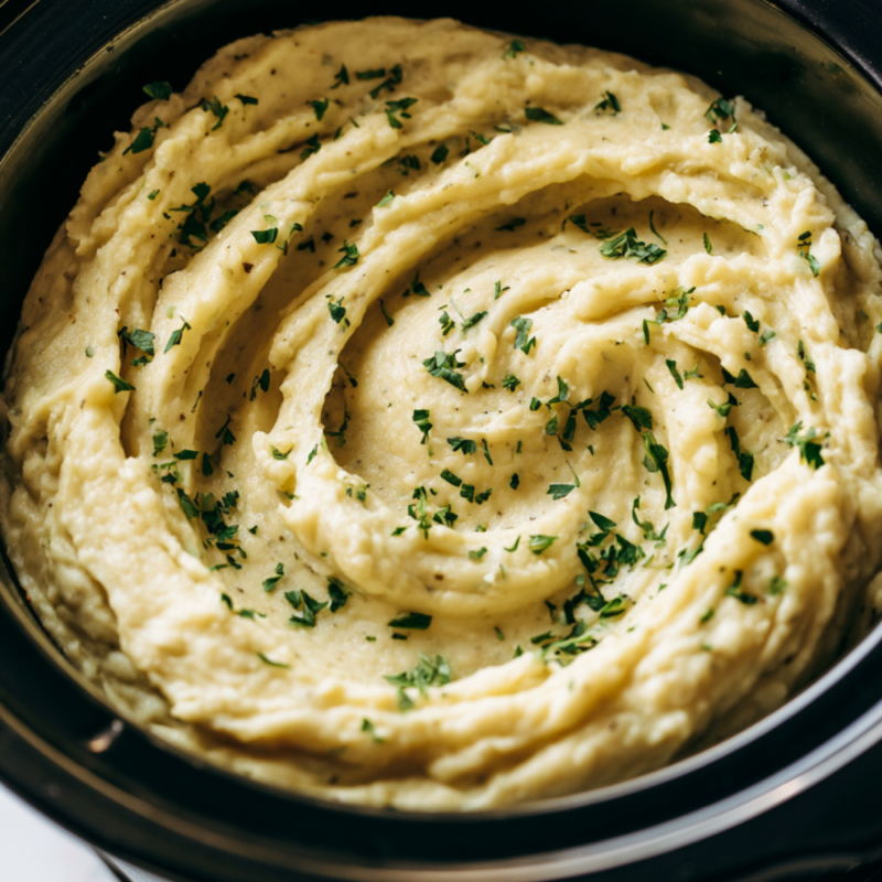 Creamy Crockpot Mashed Potatoes