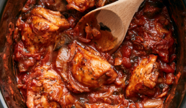 Crockpot Chicken Cacciatore