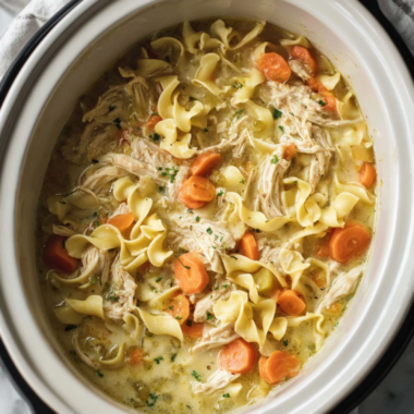 Crockpot Chicken and Noodles