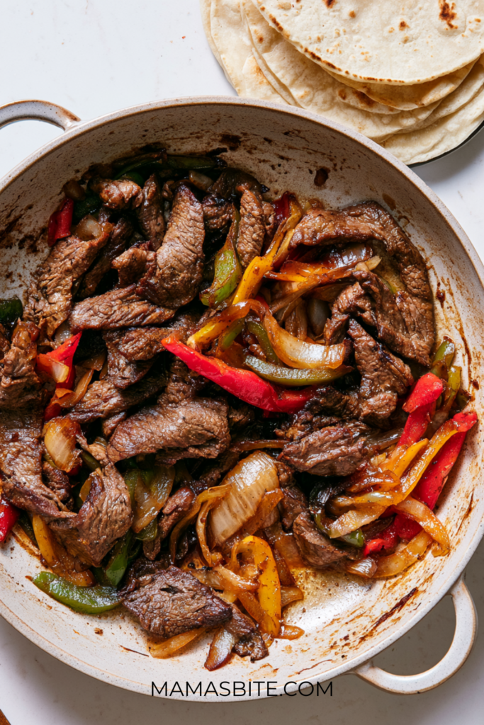 Family-Style Steak Fajitas