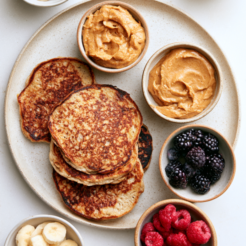 High Protein Pancakes with no protein powder