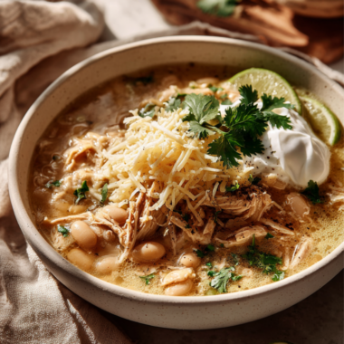 White Chicken Chili (Slow Cooker or Stovetop, Easy & Creamy)