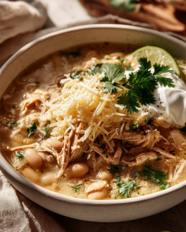 White Chicken Chili (Slow Cooker or Stovetop, Easy & Creamy)