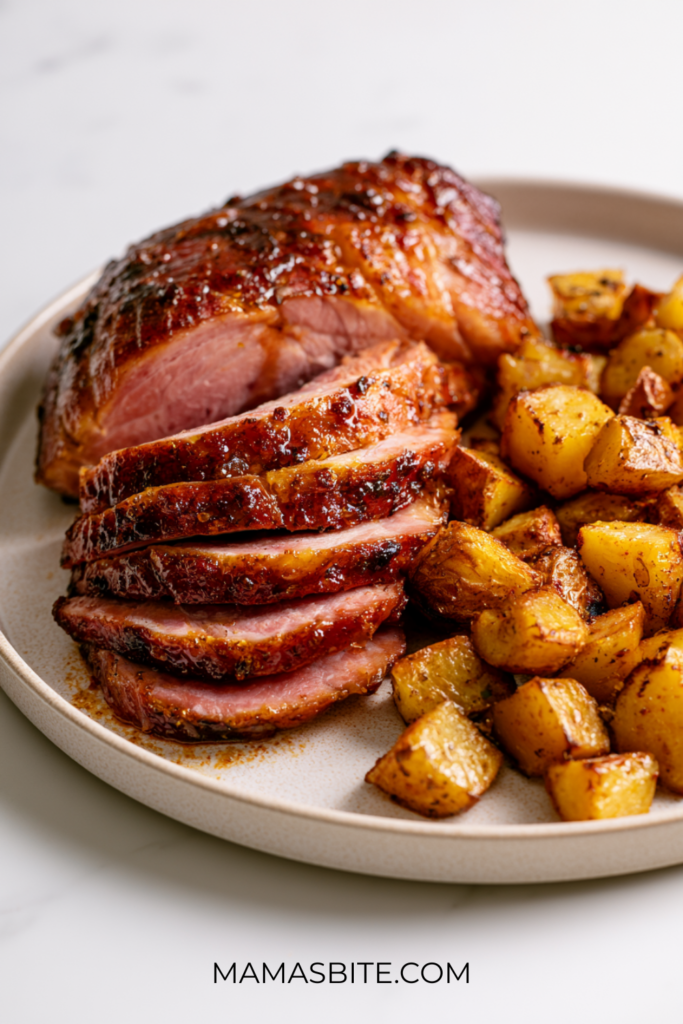 One-Pan Ham Steak with Skillet Potatoes