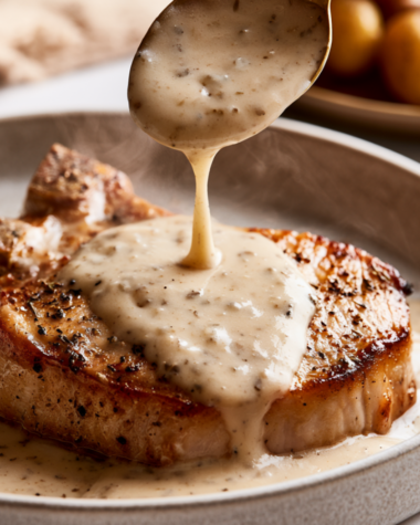 Ranch Crockpot Pork Chops with Gravy