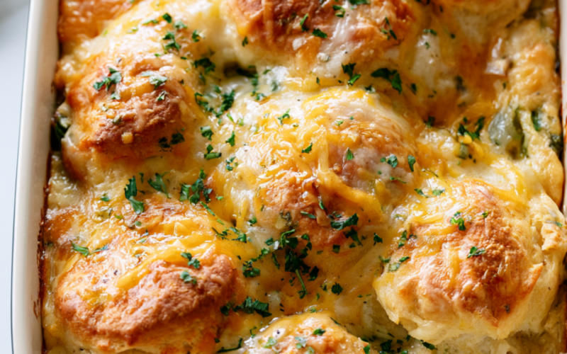 biscuits and gravy breakfast casserole