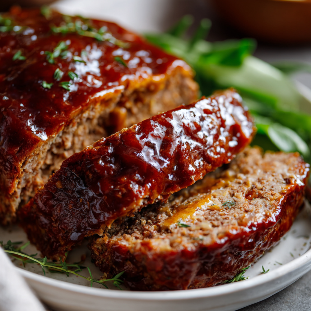 Best Meatloaf Recipe Ever-close up