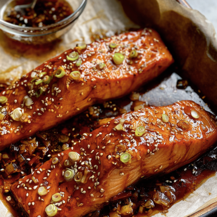 Oven Baked Teriyaki Salmon