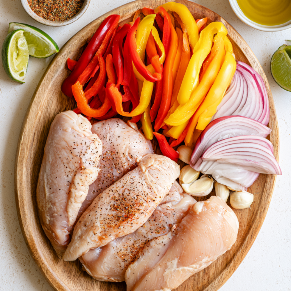 chicken fajitas crockpot-ingredients