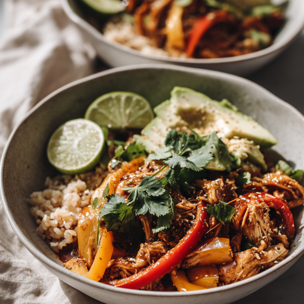 chicken fajitas crockpot-serving suggestions